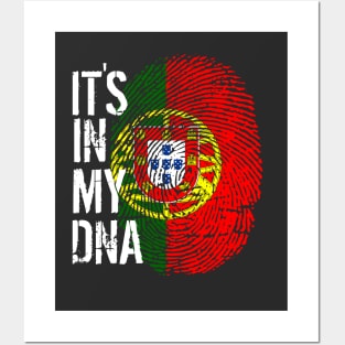 Portugal Flag Fingerprint My Story DNA Portuguese Posters and Art